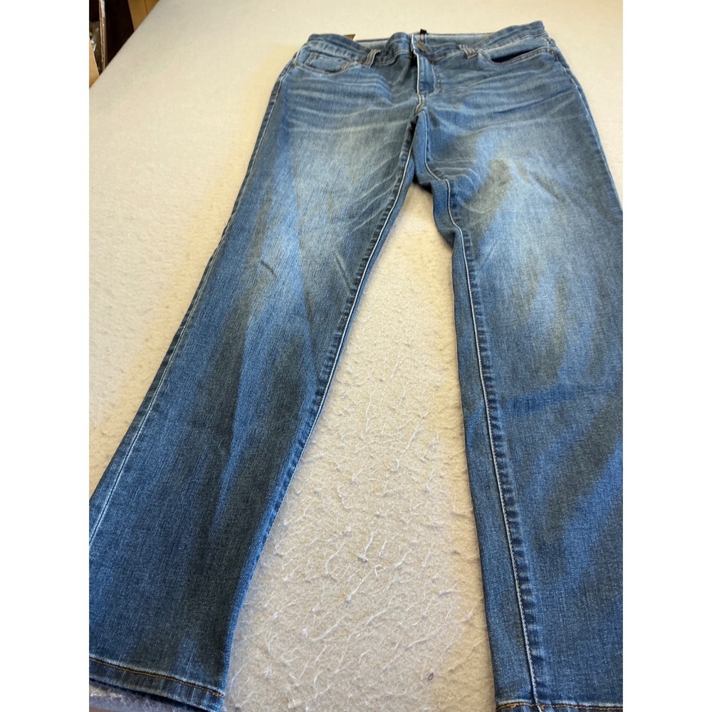 Kut from‎ the Kloth Skinny Jeans Medium Wash Whiskered Size 8 Stretch Denim